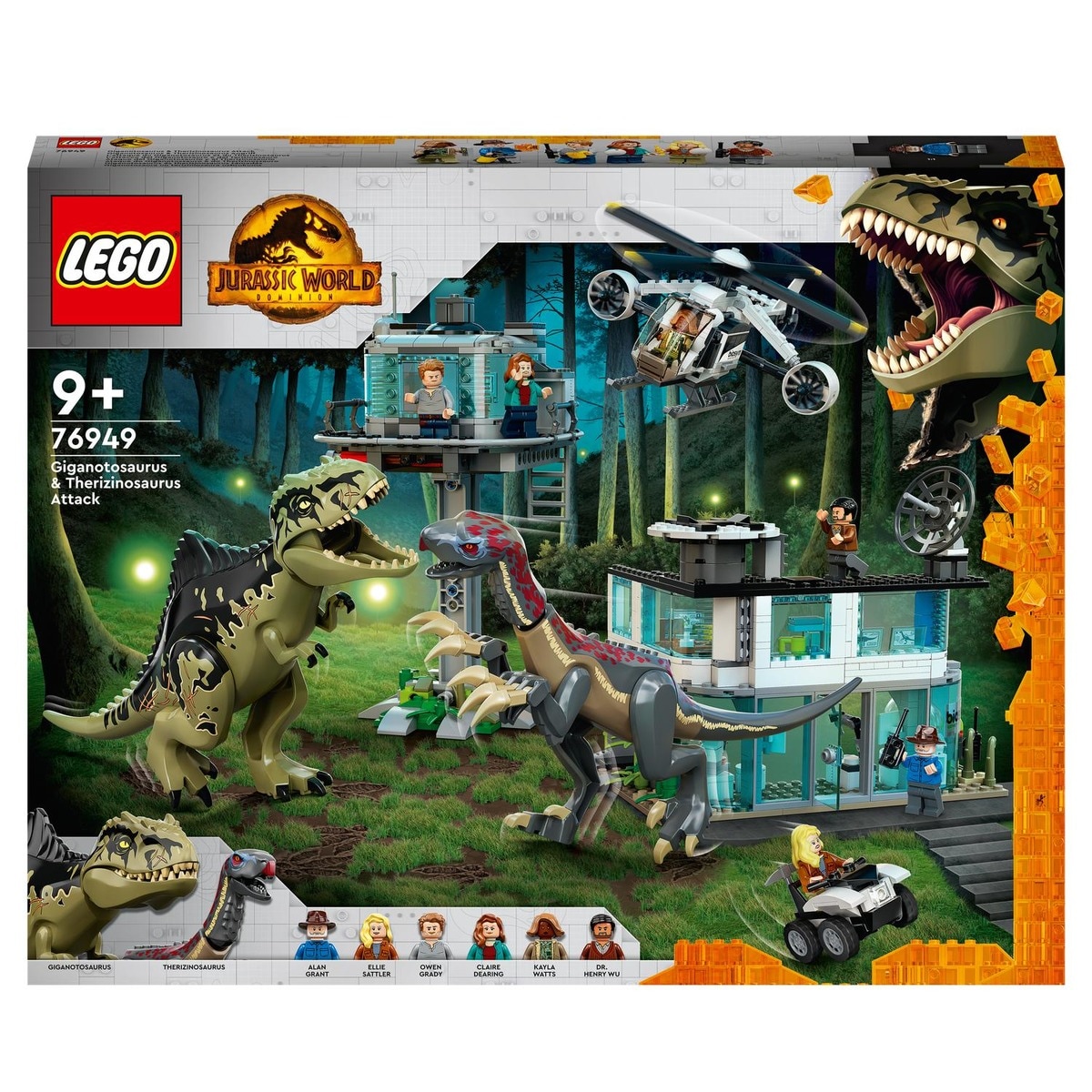 LEGO - Dinosaurios De  Ataque Del Giganotosaurio Y El Therizinosaurio Jurassic World