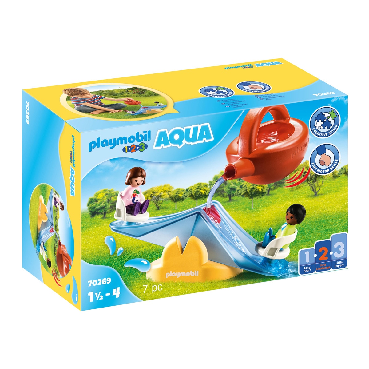 Playmobil - Balancín Acuático Con Regadera 1.2.3 Aqua