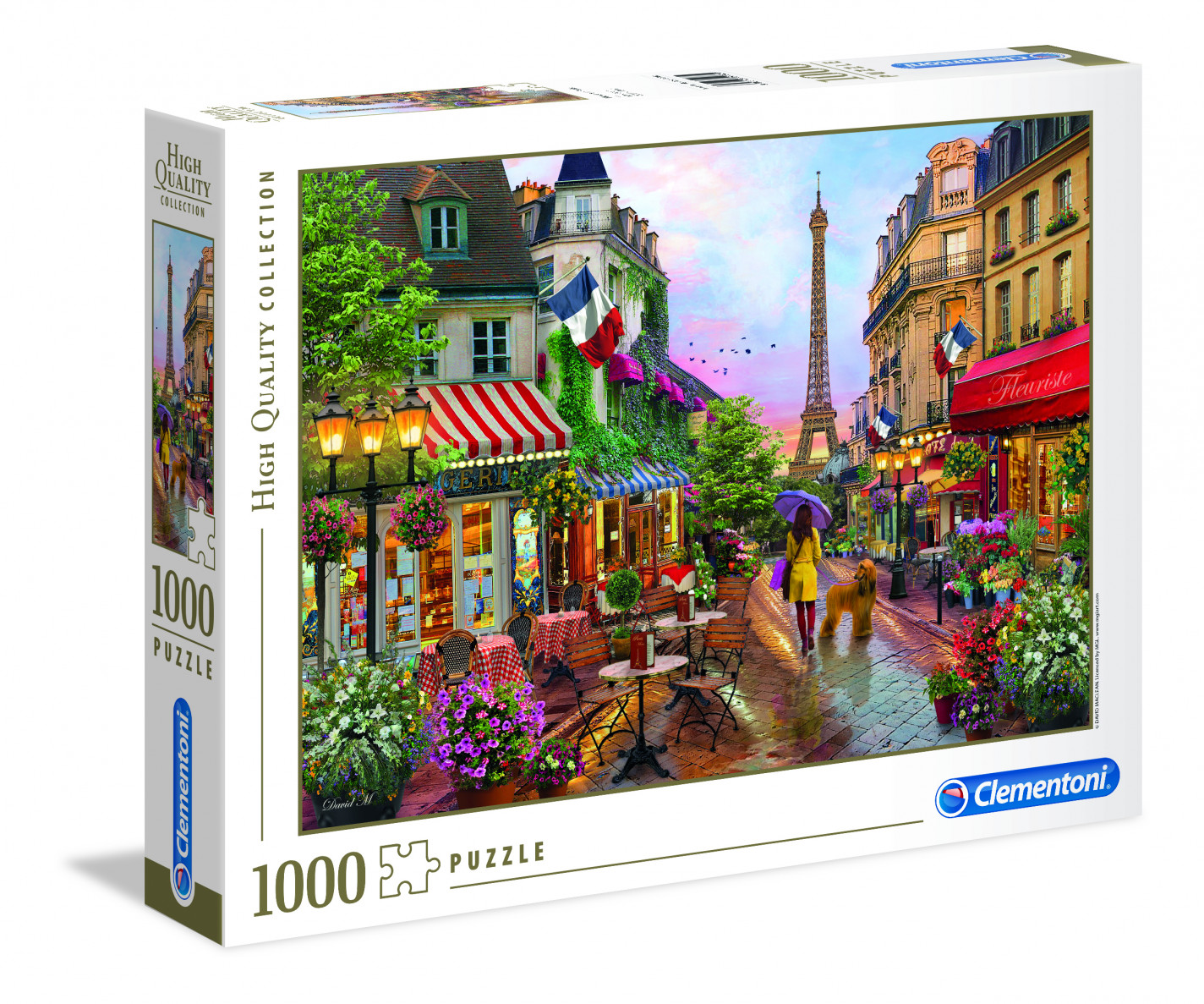 Puzzle Clementoni Flores en París 1000 piezas