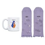 UO Kit Calcetines Eres Magia talla 36-41 + Taza Horóscopo Virgo