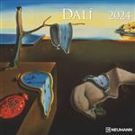 Calendario de pared 2024 mes visto 30x30 Dalí