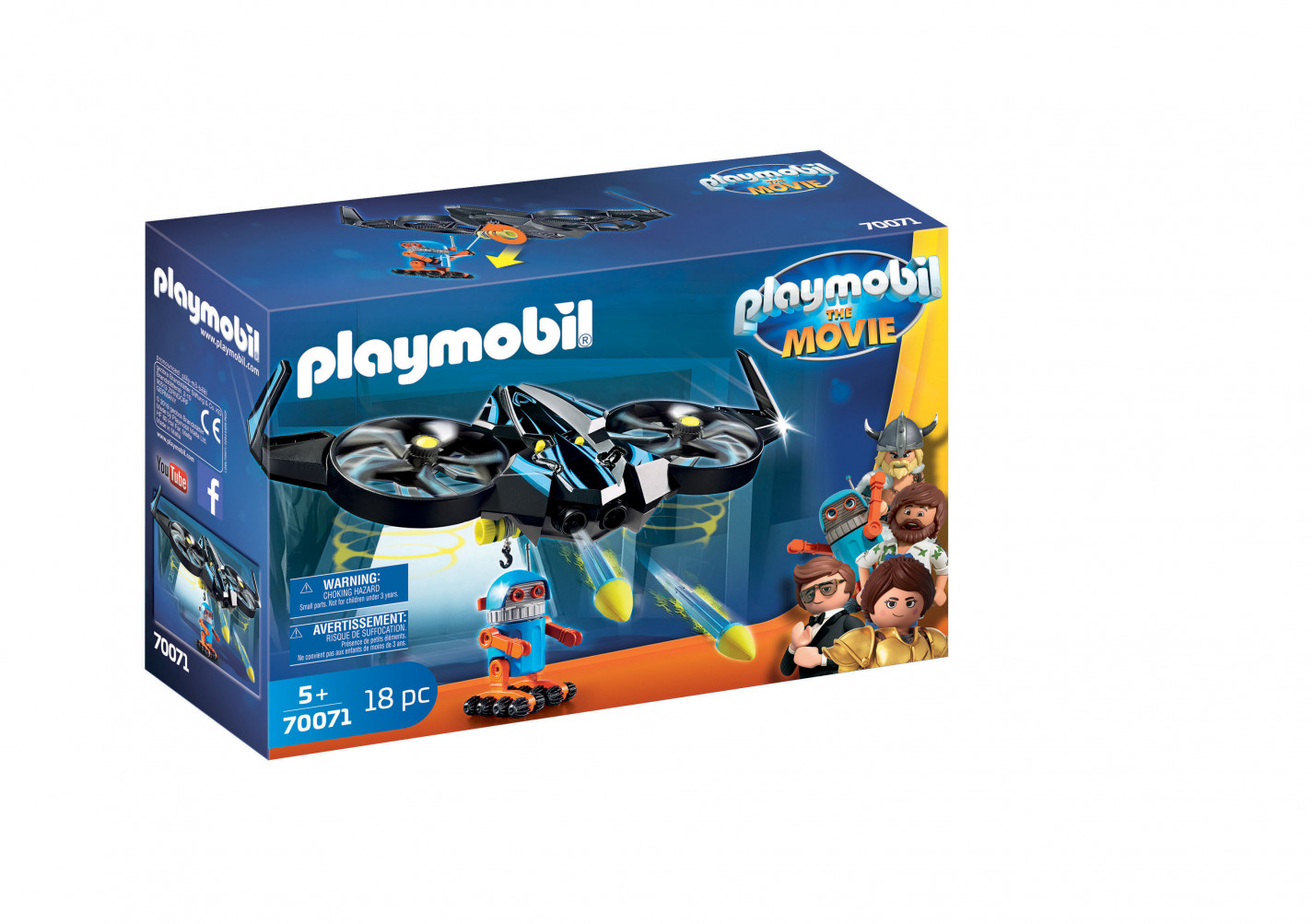 Figuras Playmobil The movie Robotriton con dron