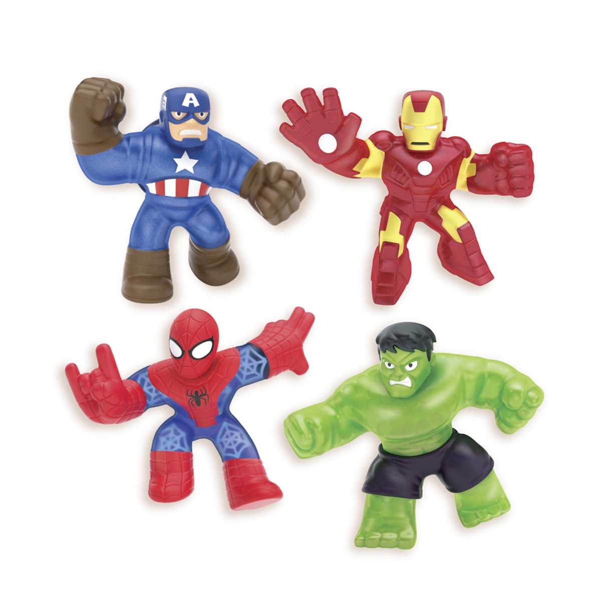 Goo Jit Zu - Pack 4 Figuras Marvel