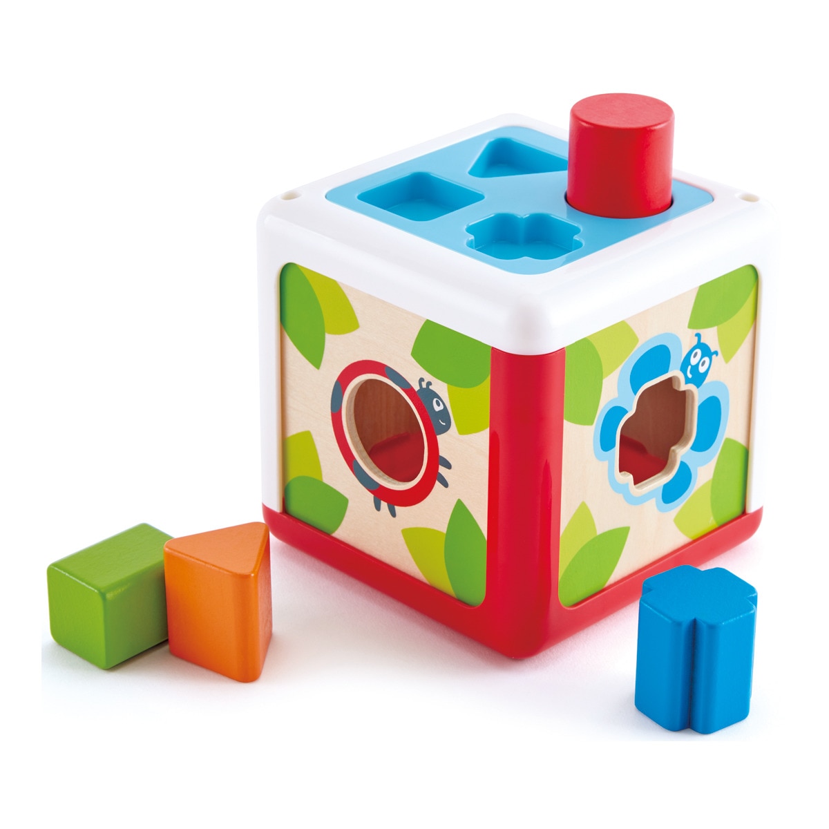 Hape - Cubo Clasificador Por Forma  De Madera