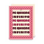 Postal Te quiero infinito