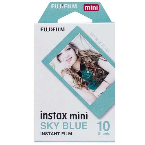Papel Fujifilm Azul para cámaras Instax Mini
