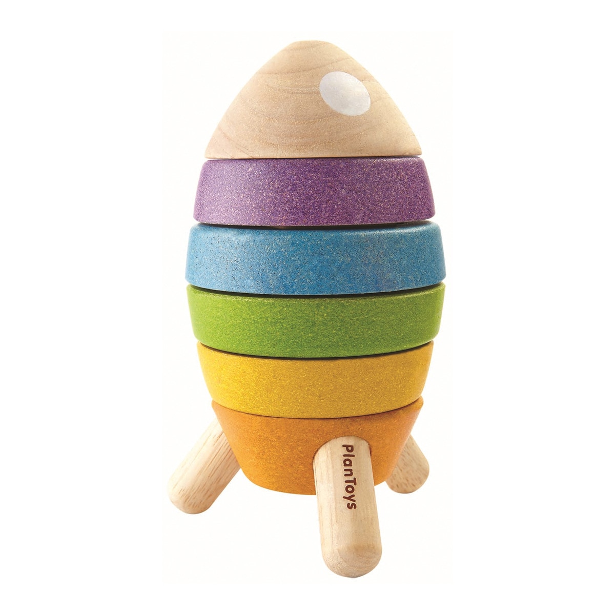 Plantoys - Cohete Apilable De Madera