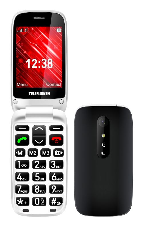 Teléfono móvil Telefunken S445 Negro