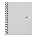 Cuaderno A4 microperforado Miquelrius cuadrícula 5 mm Gris