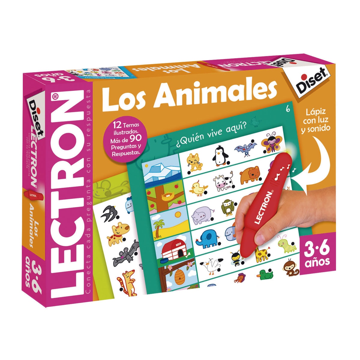 Diset - Lectron Lápiz Conecta Los Animales