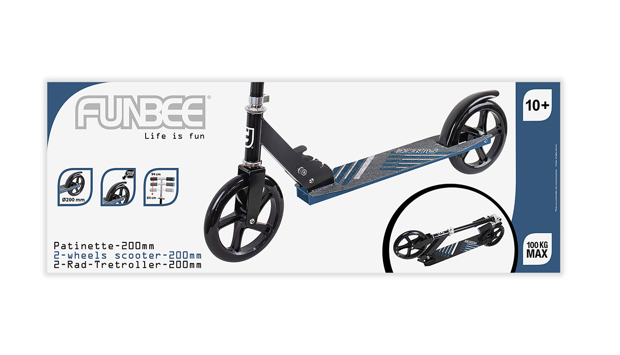Patinete Aluminio Regulable I Plegable Rod