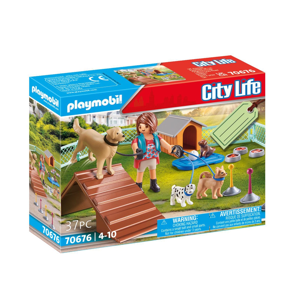 Playmobil - Set De Regalo Entrenadora De Perros City Life