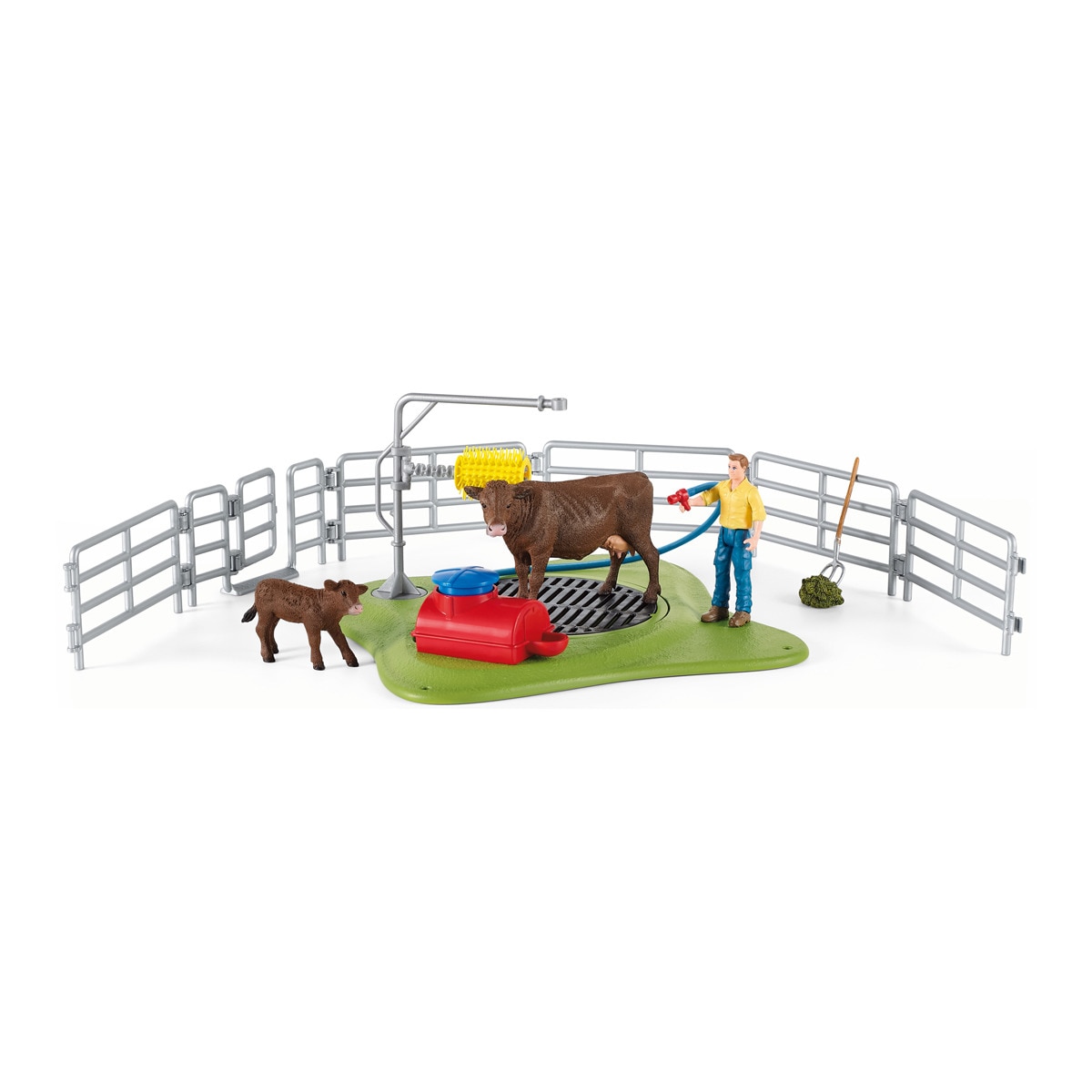 Schleich - Estación De Lavado Para Vacas Figuras