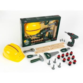 Bosch Handyman Set Con Destornillador Y Casco Para Niños Klein
