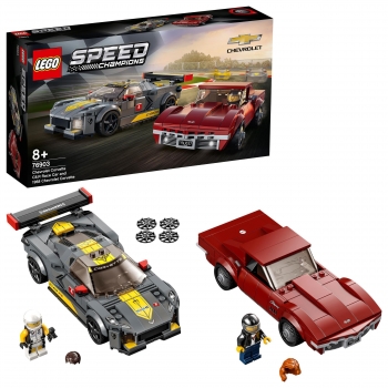 LEGO Chevrolet - Deportivo Corvette C8. R y Corvette de 1968 LEGO Speed +8 años