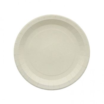 Platos De Cartón Cartulina 100% Compostable (22ø) 350 Unidades