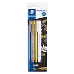 Set 3 marcadores STAEDTLER 8323-S BK3 colores metálicos