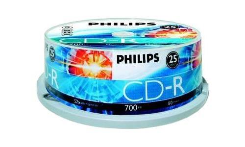 Philips CD-R CR7D5NB25  10 CD-RW vírgenes (CD-Recordable)