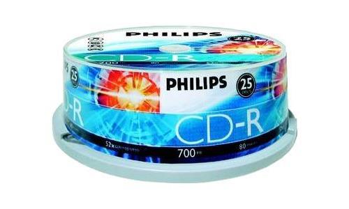 Philips CD-R CR7D5NB25 10 CD-RW vírgenes (CD-Recordable)
