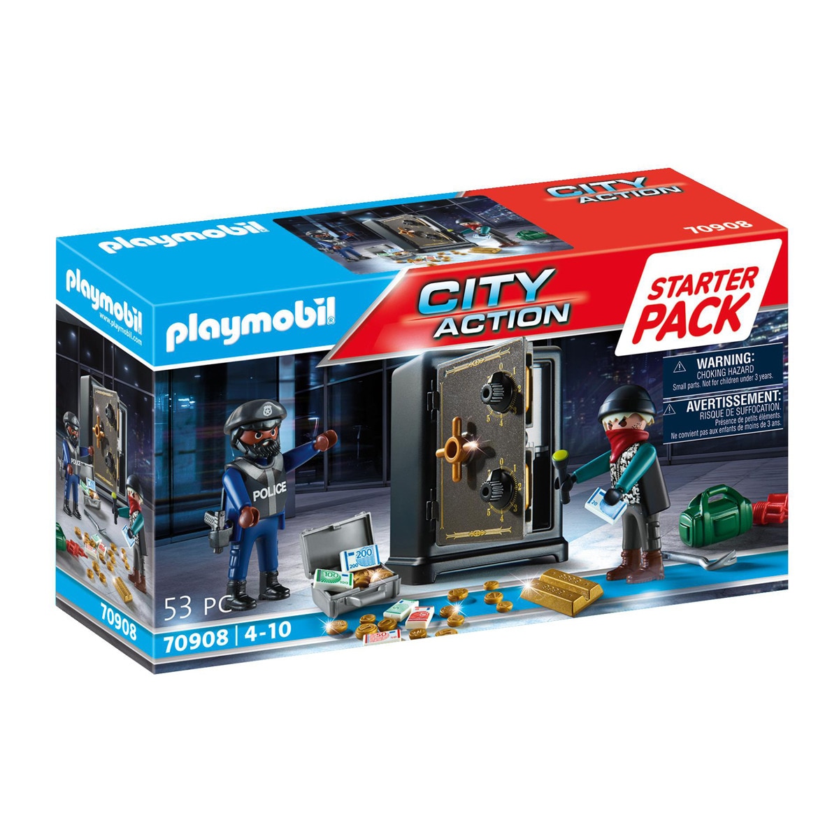 Playmobil - Starter Pack Caja Fuerte City Action