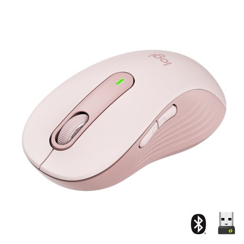 Ratón inalámbrico Logitech Signature M650 L Rosa