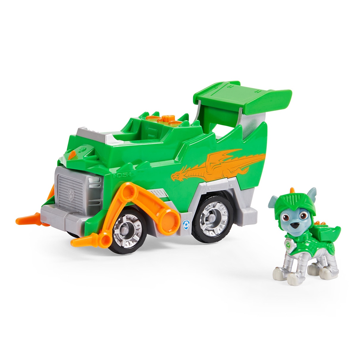 Spin Master - Vehiculo + Figura Rocky Rescue Knights Patrulla Canina