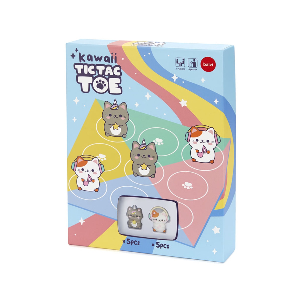 Balvi - Juego de mesa Balvi Tic Tac Toe Kawaii.