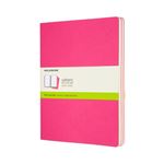 Set 3 cuadernos Moleskine Cahier Journals XL liso rosa cinético