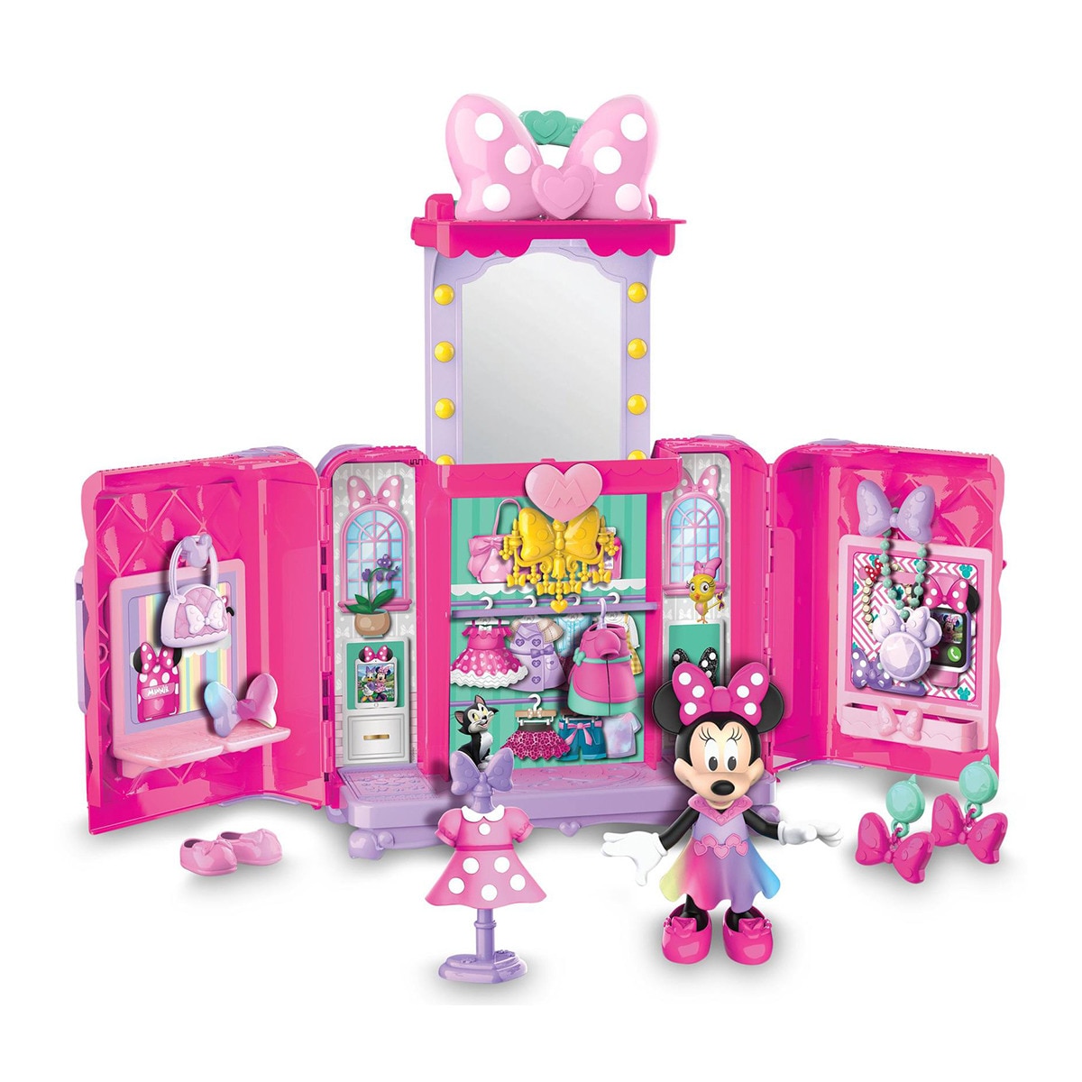 Famosa - Playset Glam & Glow Minnie Mouse Famosa.