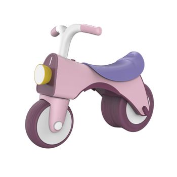 Bicicleta Sin Pedales De Equilibrio Infantil Robincool Balance Bike 55x28x41 Cm Rosa Con Luz Y Sonido A Partir De 1 Año