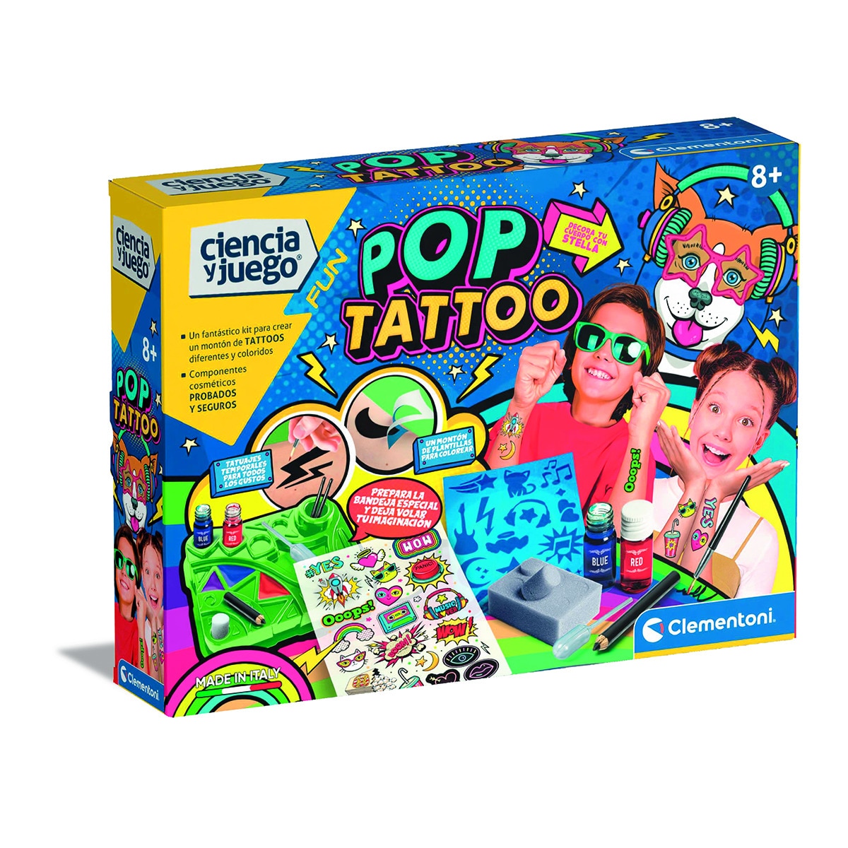 Clementoni - Kit Pop Tattoos