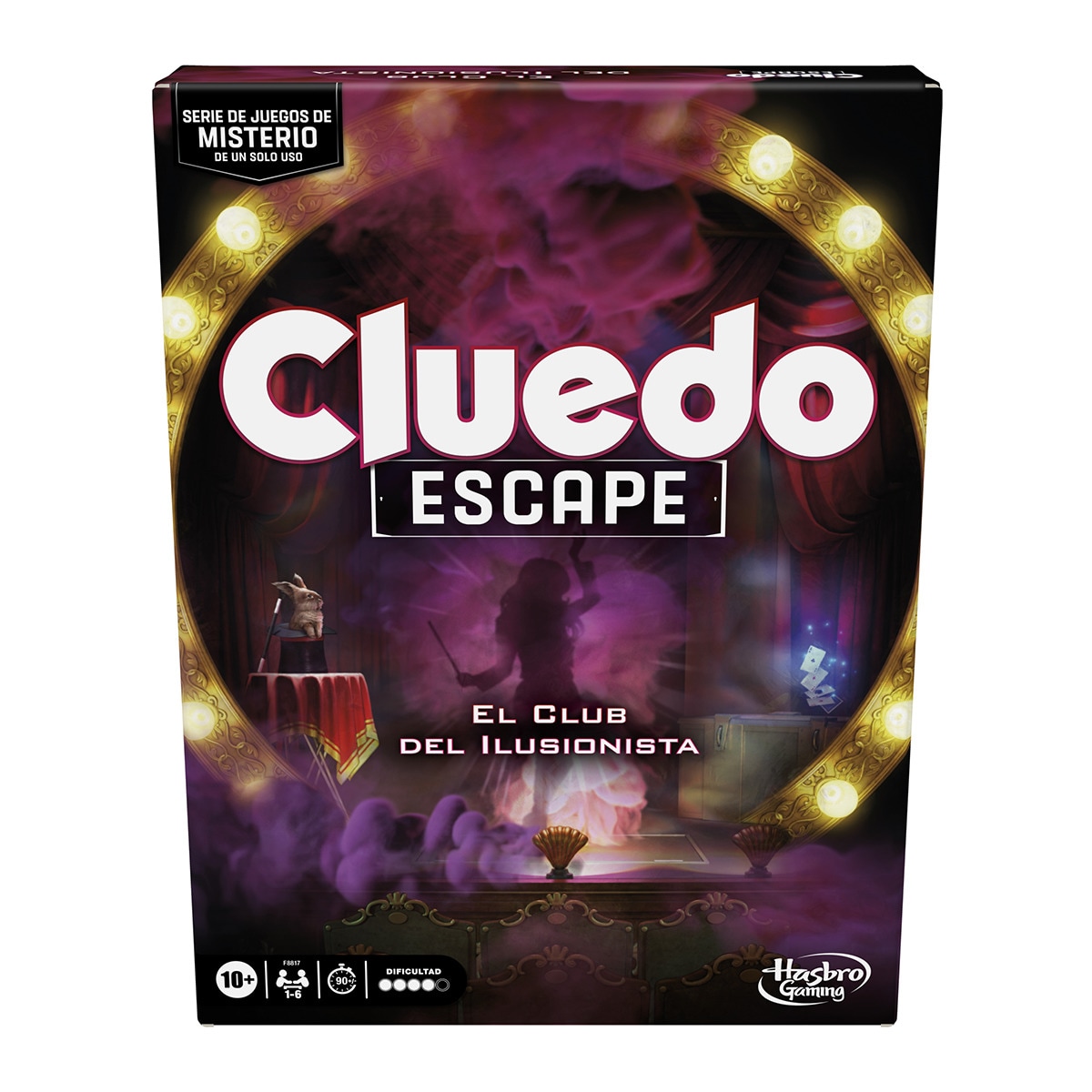 Hasbro Gaming - Juego de mesa Cluedo Escape: El Club del Ilusionista Hasbro Gaming.