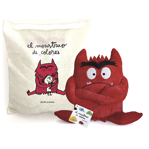 PELUCHE ROJO - MONSTRUO DE COLORES