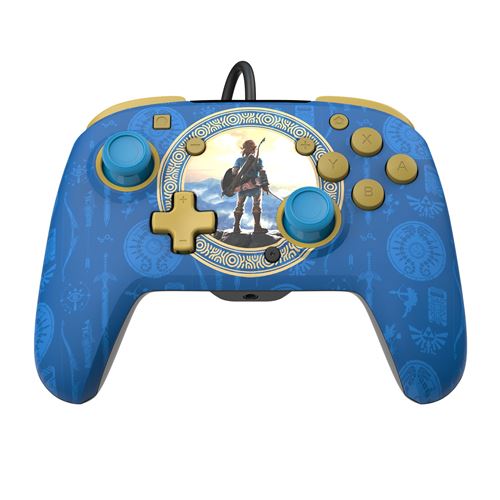 Mando PDP Zelda Hyrule Azul Nintendo Switch