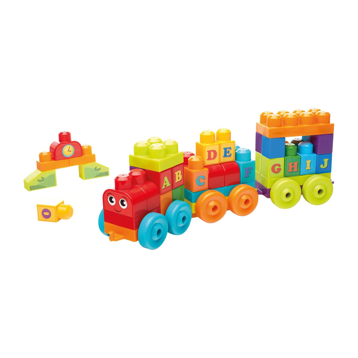 Mega Bloks - Tren Musical ABC  De Bloques De Construcción Para Bebé