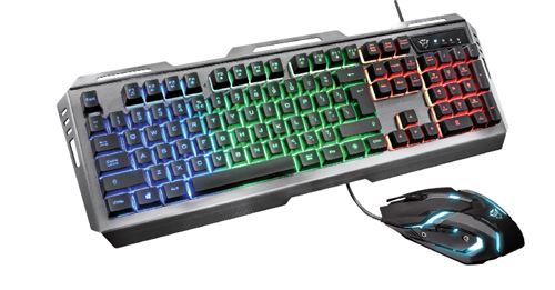Teclado + Ratón gaming Trust GXT 845 Tural Combo