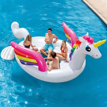 Unicornio Gigante Para 4 Personas Intex