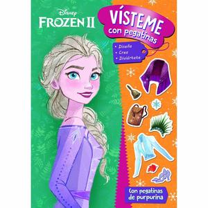 Disney - Frozen - Frozen 2: Vísteme con pegatinas - Libro de actividades ㅤ