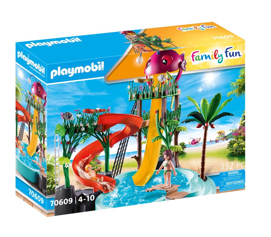 Playmobil Family Fun Vacaciones parque acuático (70609)
