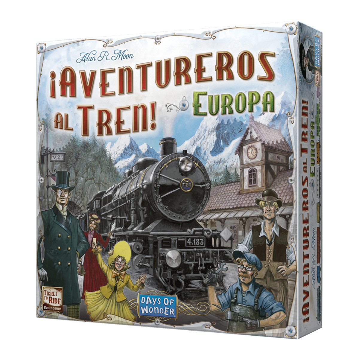 Asmodee - Juego De Mesa ¡Aventureros Al Tren! Europa