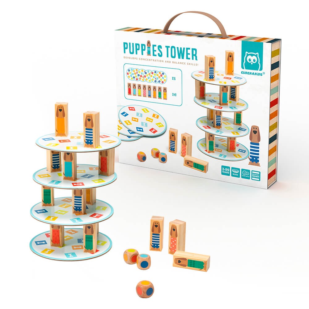 Juego de estrategia Puppies Tower