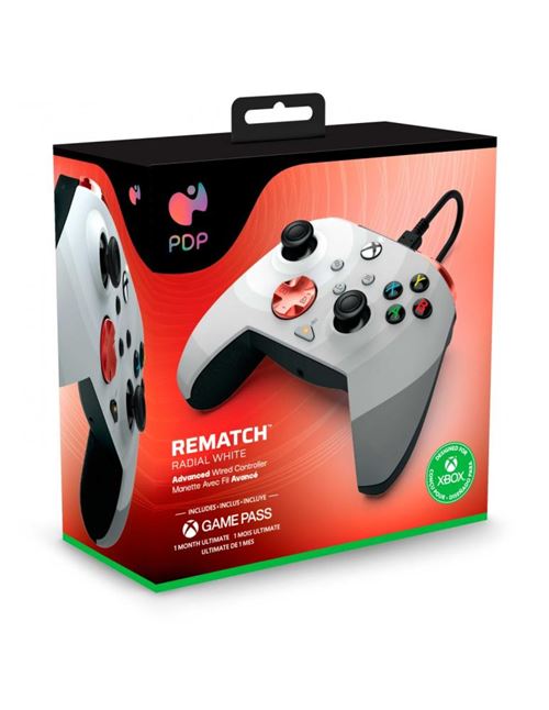 Mando PDP Rematch Radial Blanco Xbox Series X