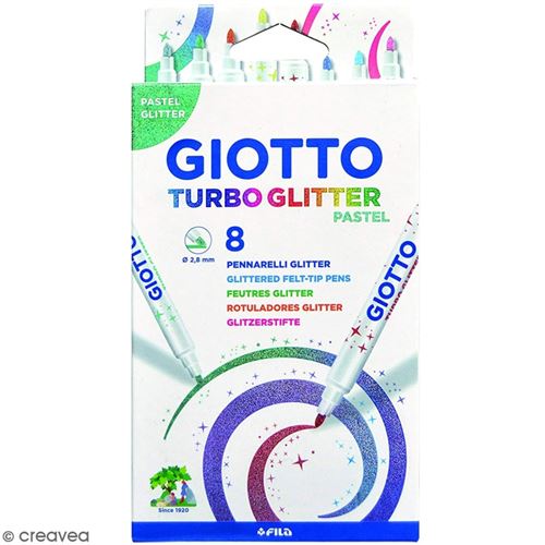 Rotuladores Giotto Turbo Glitter