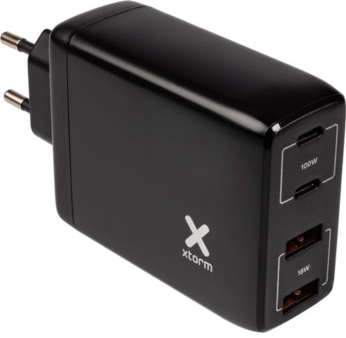 Cargador Xtorm 4 en 1 USB-A/USB-C 100W para portátil