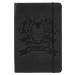 Cuaderno CoolPack A5 con banda elástica Black Collection Iron Man