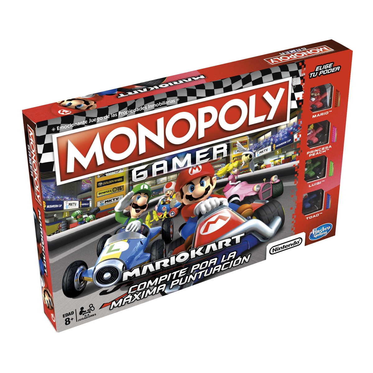 Monopoly - Gamer Mario Kart Nintendo Hasbro Gaming