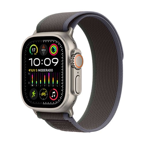 Apple Watch Ultra 2 49mm LTE Caja de Titanio con correa Loop Trail Azul/Negro - Talla M/L