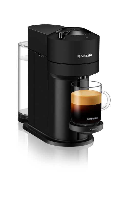 Cafetera de cápsulas Nespresso Krups Vertuo Next Negro mate