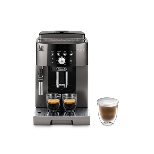 Cafetera Superautomática De'Longhi Magnifica S Smart ECAM250.33.TB con Molinillo incorporado, 1450 W, 1.8 L Titanium/Negro