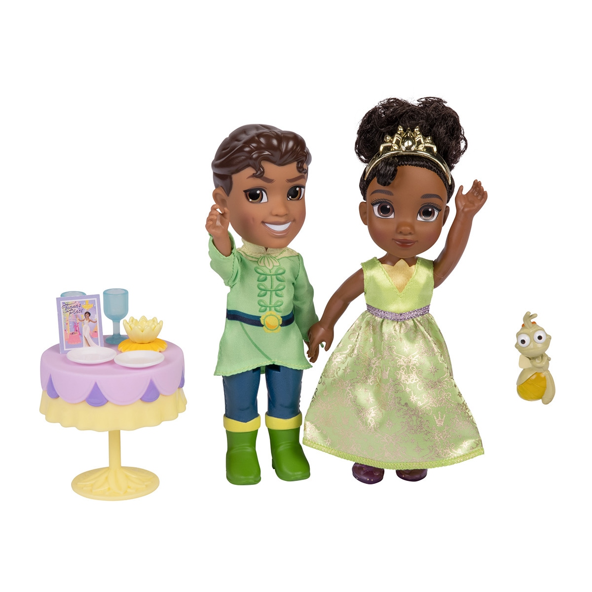 Disney - Set Tiana Y Rey Naveen 15 Cm